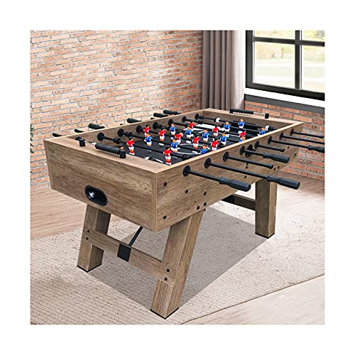 Dyqyym Mesa de futbolín de futbolín, mesa de futbolín estándar para adultos, mesa de billar, juego de escritorio