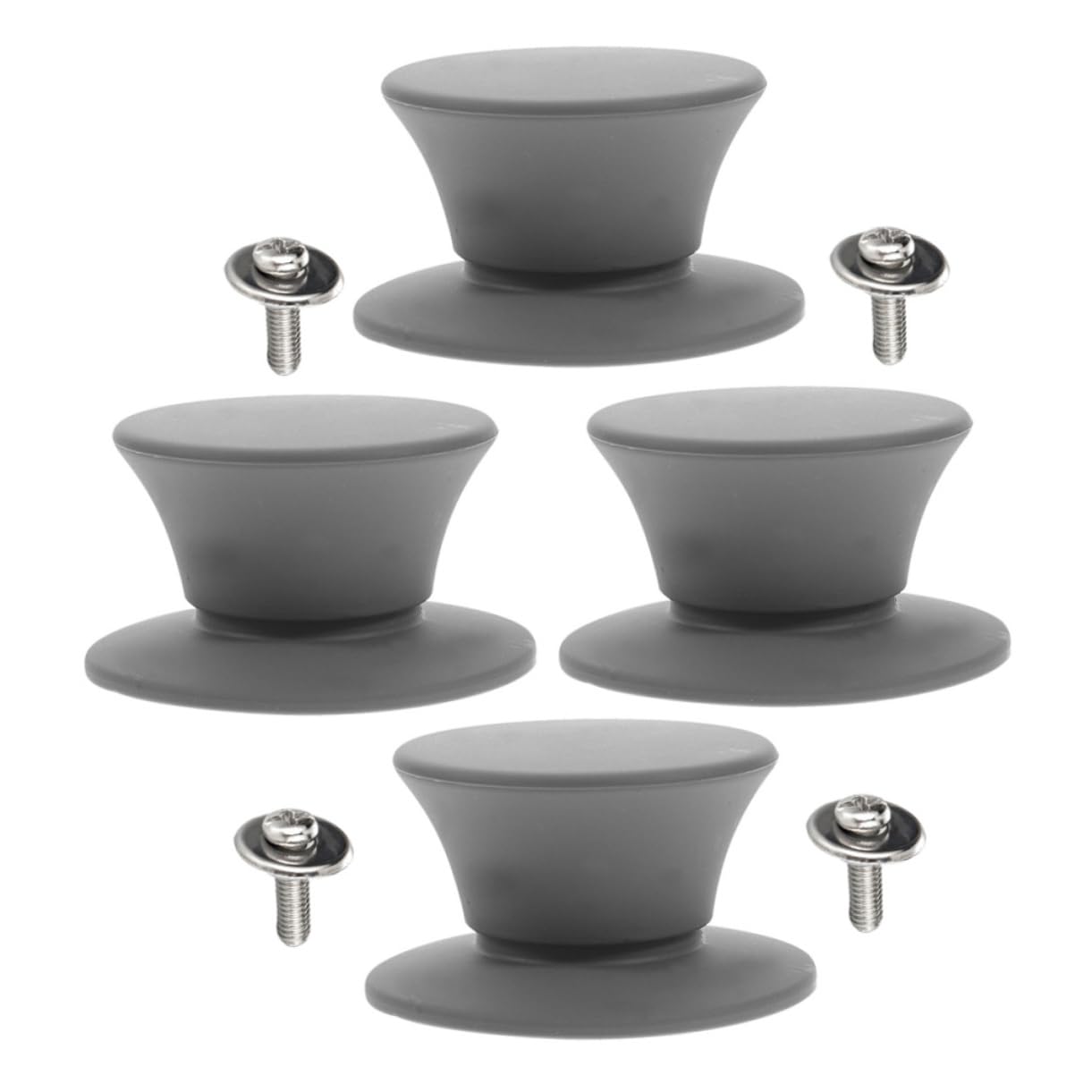 IMIKEYA Set di 3 coperchi per pentola in silicone, con maniche anti-scottatura, protezione per manico per pentola e coperchio per pentola, 4 pezzi x 3 pezzi