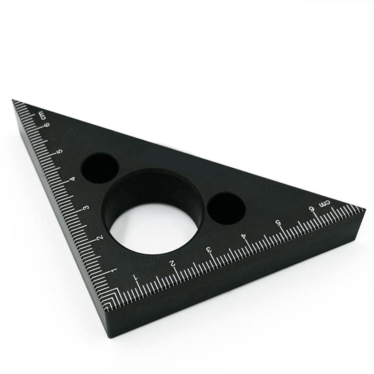 1PC Aluminum Alloy Triangular Rule Sturdy Height Gauge for Woodworking DIY and Craft Projects Lightweight and Portable Carpenter Measurement Tool Markings for Accurate Readings