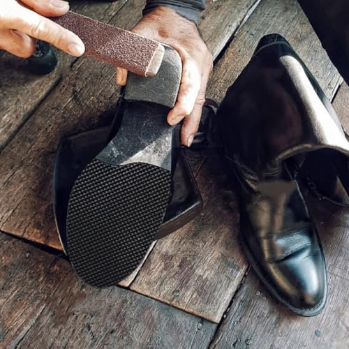 Image of EACOZY Shoe Sole Repair, Rubber Sheet Bottom Soles for Shoes Boots, 5 /32 inch Thick, Black