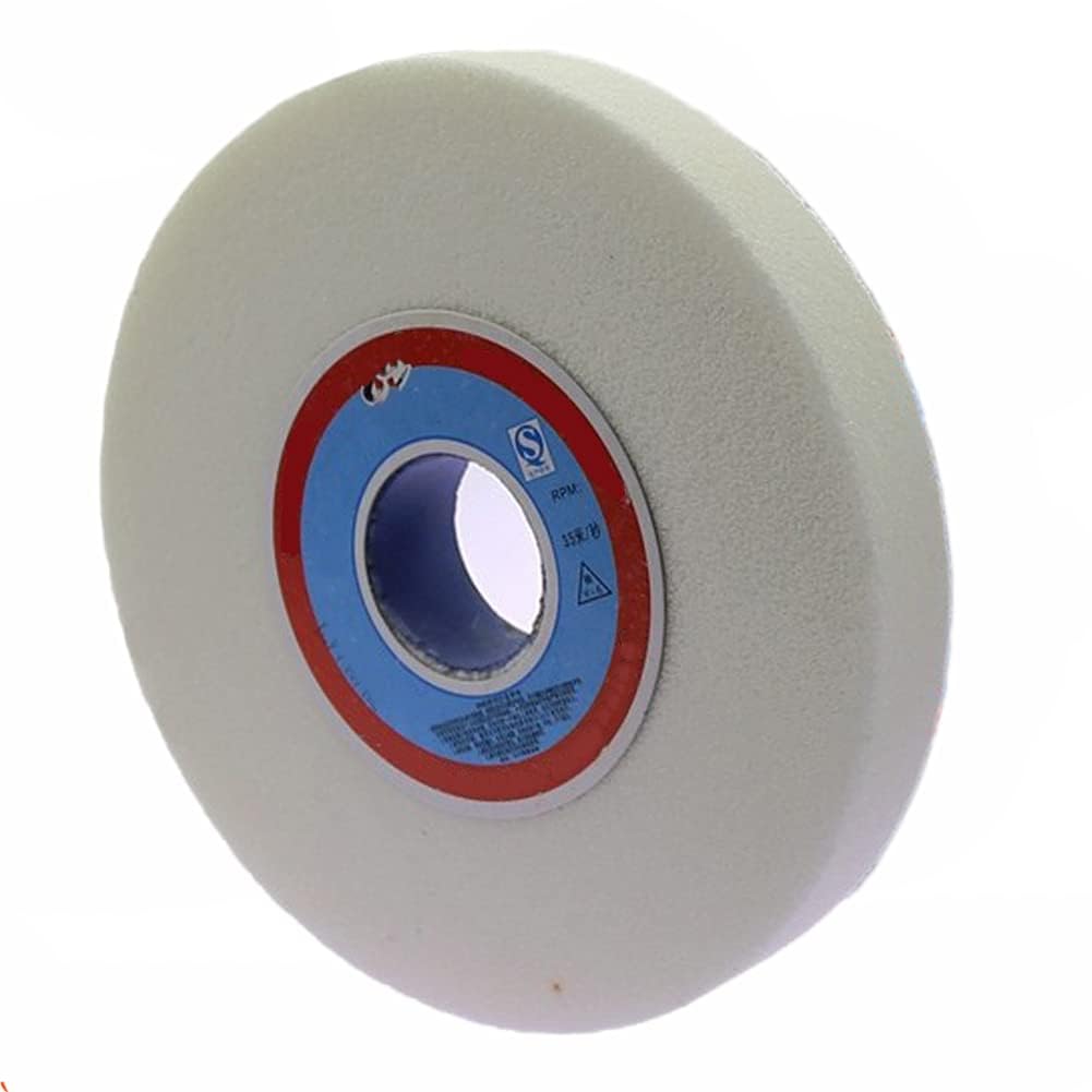 1 rueda de arena for banco. | Disco abrasivo de la muela abrasiva del corindón blanco de 400*203*40m m for la superficie(46 Grit)