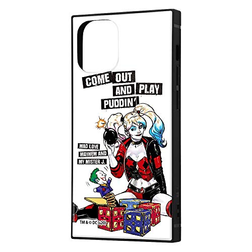 イングレム iPhone 12 mini バットマン 耐衝撃 ハイブリッド ケース カバー KAKU ストラップ ホール 付き スクエア 軽量 ハーレー・クイン_2 IQ-WP26K3TB/BM012