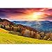 Wall26 - Colorful Mountain Forest in Autumn - Landscape - Wall Mural, Removable Sticker, Home Decor - 100x144 inches