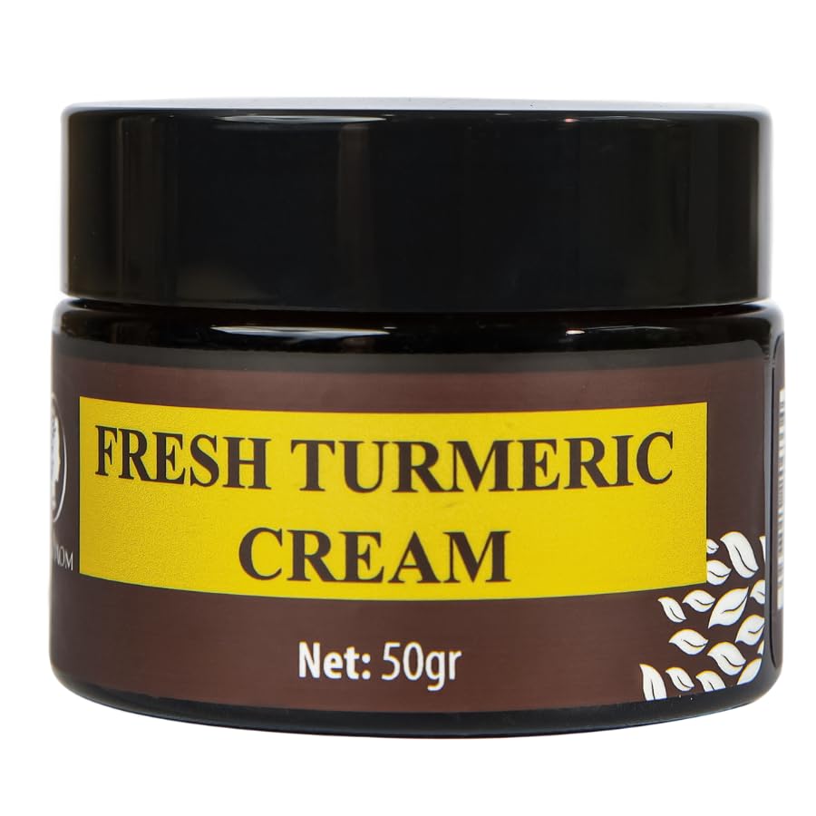 Crema de cúrcuma fresca con cúrcuma cosechada después de 9 meses (1.8 oz)