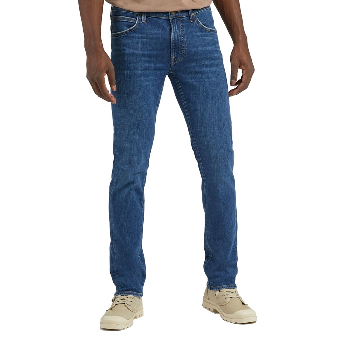 Lee Men's-Jeans Daren, Reißverschluss, Regular Straight Fit, Straight Leg