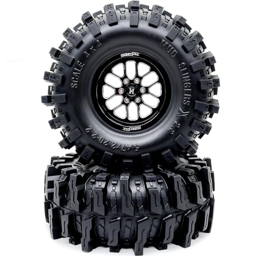 HOBBYSOUL Mud Slingers 2.2 Tire/Wheel Set