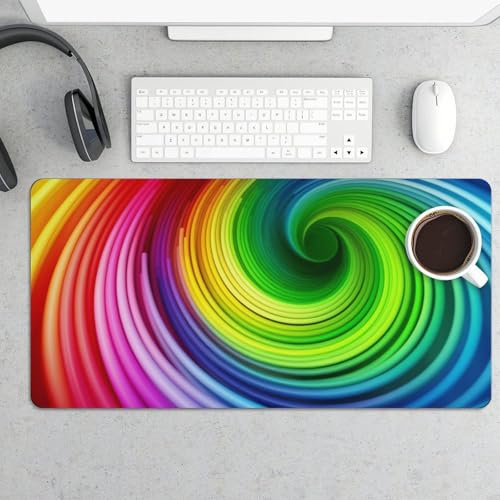 Pad Mouse de Goma Blanco 30x60 cm Base Antideslizante miniatura 5