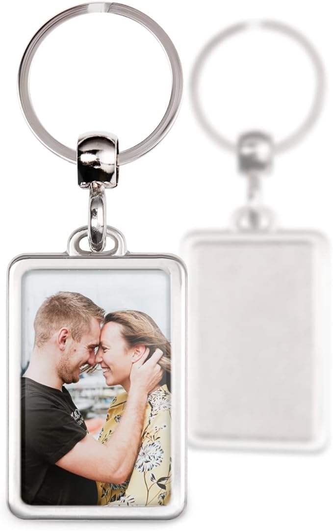 your surprise Personalised keyring - photo keyring (Stainless Steel)