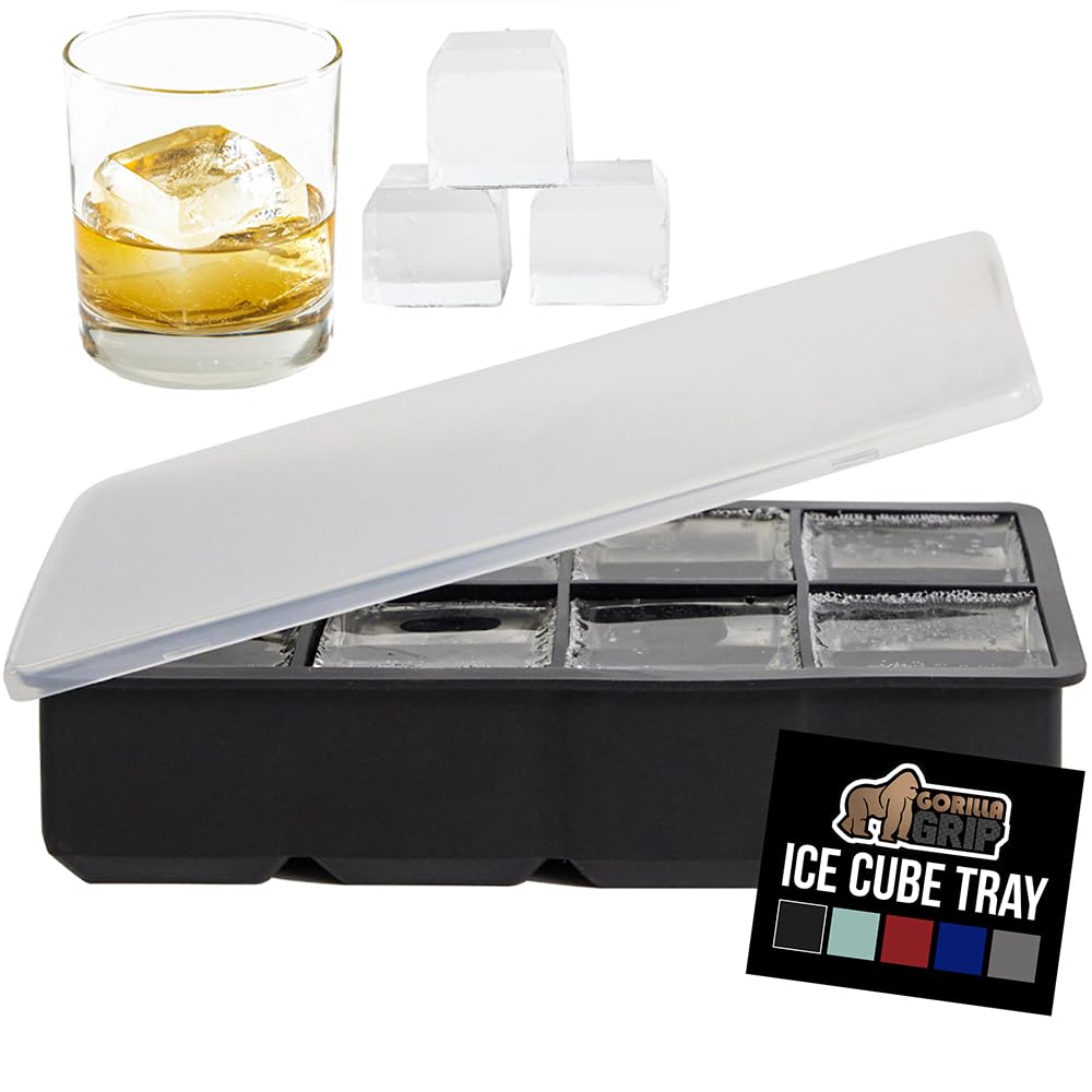 GORILLA GRIP Large Silicone Ice Cube Tray