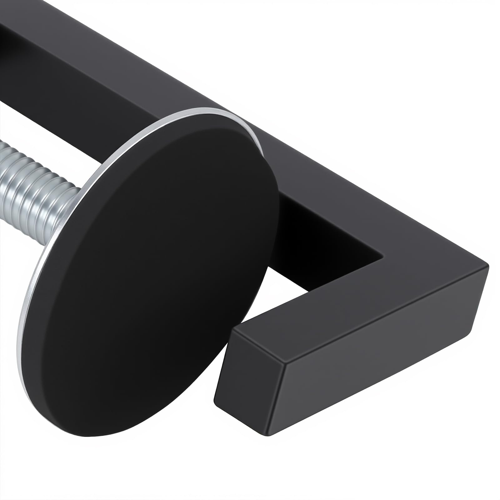 FUNSUEI Zestaw 10 sztuk zacisków G, 10-57 mm, czarne, regulowane zaciski śrubowe, metalowe, zaciski śrubowe do obróbki drewna, stołu warsztatowego