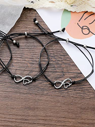 Long tiantian Mother Daughter Bracelets Mother Daughter Gift Mother Birthday Gift from Daughter Matching Heart Wish Bracelets for women Heart Gift for Mother(2pcs bracelets) - Image 6