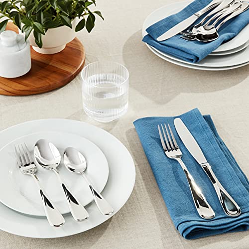 Image of Mikasa 5100237 Bravo 20-Piece 18 /10 Stainless Steel Flatware Set, Service for 4