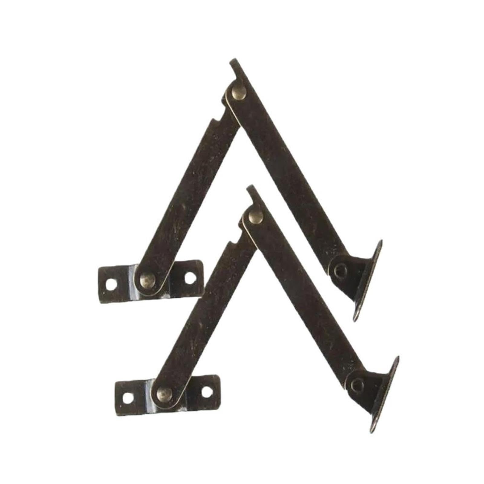 Charnière de porte réversible à fermeture automati Support D'angle De Charnière Robuste, 2 Pièces