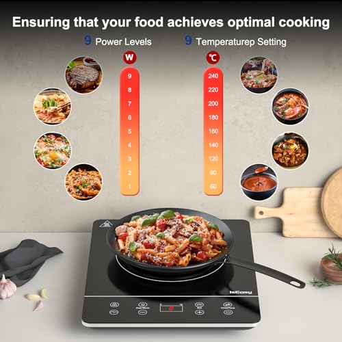 Plaque cuisson induction IsEasy compacte sécurisée avec verrou
