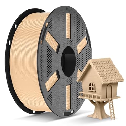 JAYO PLA 3D Printer Filament 1.75mm, 1.1KG Wood Color