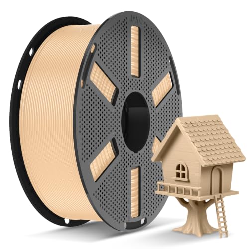 JAYO PLA 3D Printer Filament 1.75mm, 1.1KG Wood Color