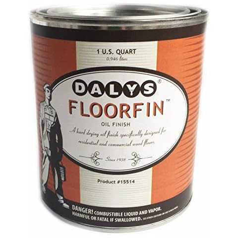 Daly's FloorFin Wood Floor Oil Finish, 1 Quart Cover