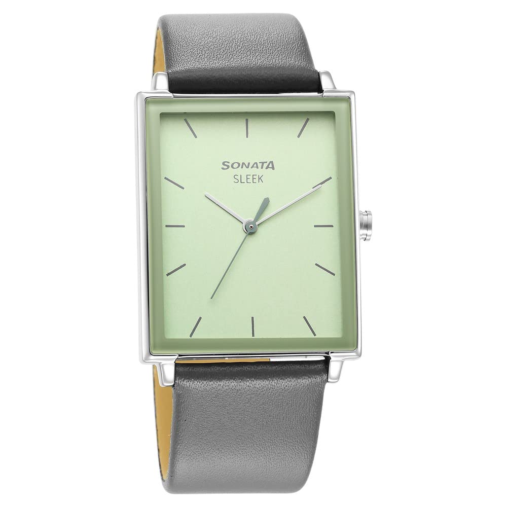 Sonata Sleek Green Dial Analog Watch for Men-7148SL01 (B0BS3MH324) Amazon Price History, Amazon Price Tracker