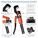 RailinGo 10 Ton Hydraulic Crimping Tool with 13 Dies and 20 Pack 1/8
