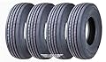 Set of 4 GREMAX All Steel ST235/80R16 14PR RV Trailer Tires Load Range G
