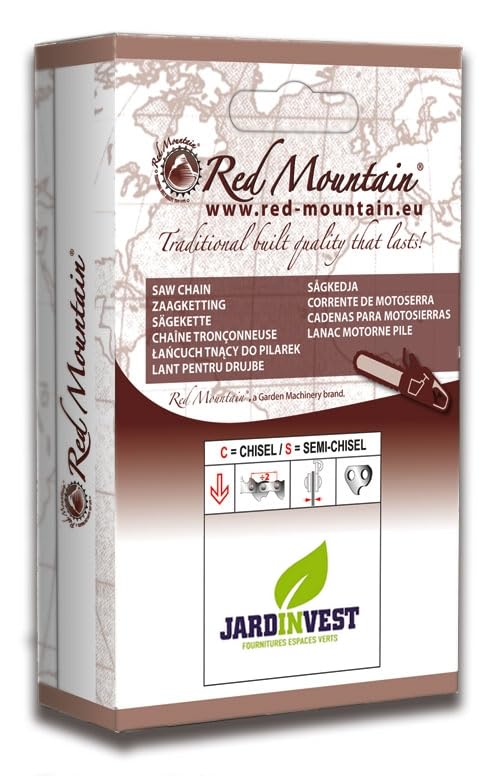 Cadena de motosierra adaptable OLEO MAC 985 tipo 404 1,6 mm 123 eslabones