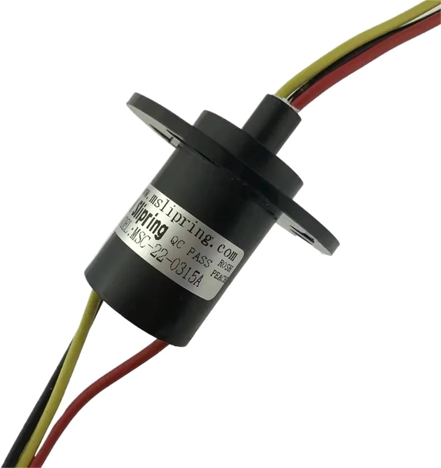 1pcs Diameter 22mm 15A 2/3/4 ChannelsRotate Dining Table Slip Ring Electric Collector Rings Slip Ring Rotary Joint(4 Channel 15A (22mm))