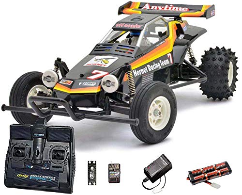 TAMIYA RC 1:10 Hornet 2004 Standard Stick Radio Car - Black, Teen, Unisex