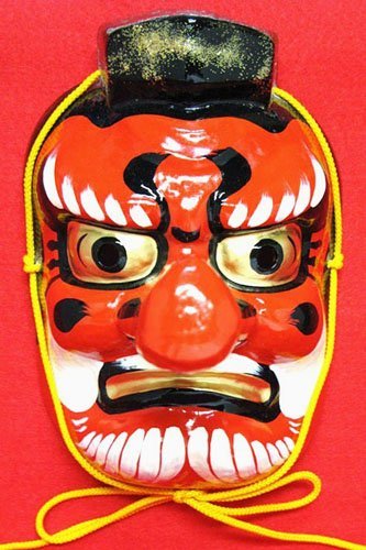 天狗　テング　面　江戸期？ 天狗 テング 面 江戸期？