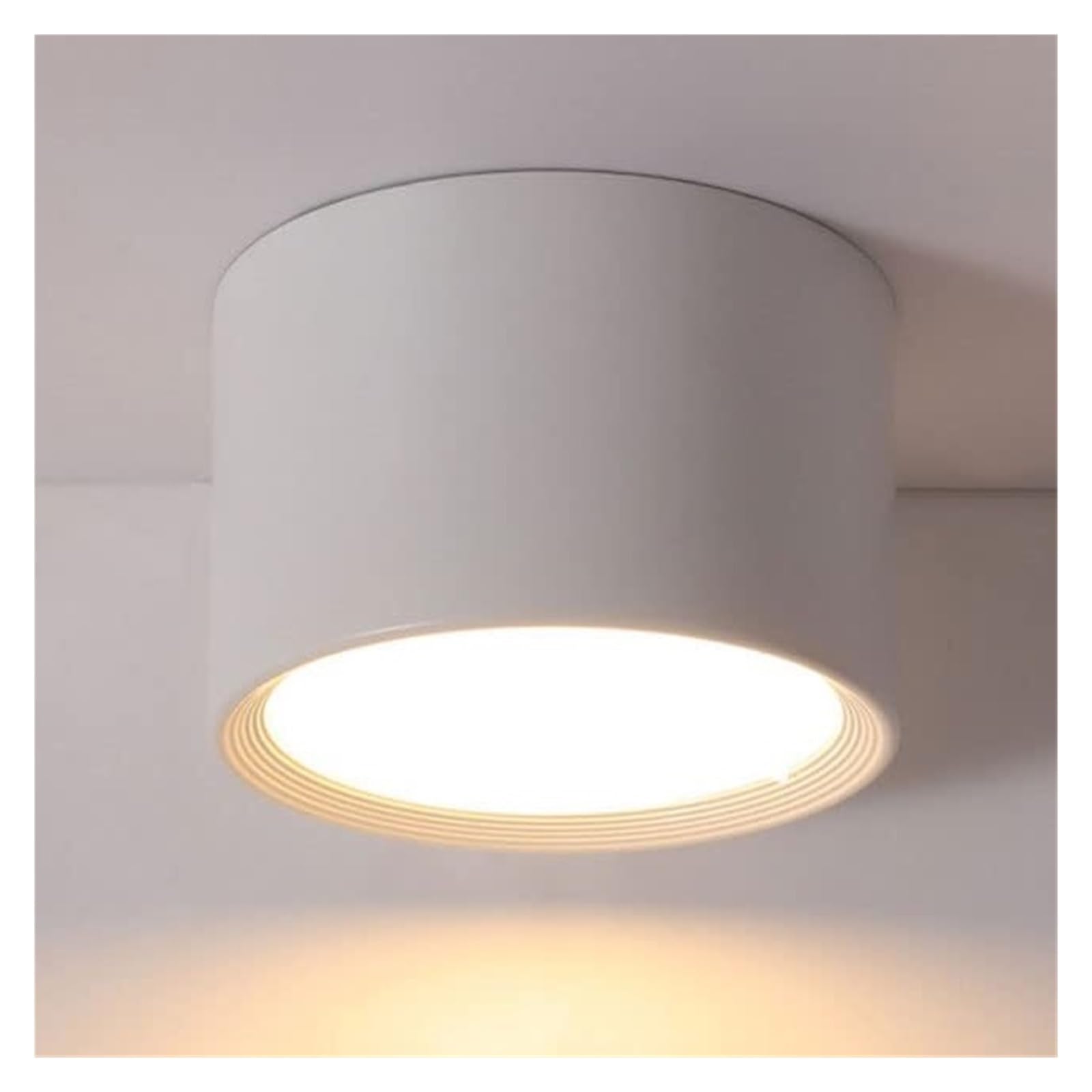 KHUKHU Modern Ceiling Spotlight Led Surface Mounted Display Downlight, Picture Lights & Mini Accent Spotlights, 12W Accent Spot Light Indoor for Hallway Corridor Gallery(White6000K)