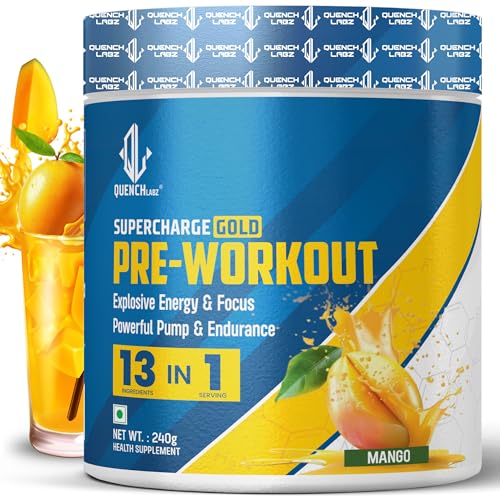 Image of PreWorkout Mango (240gm) + Creatine Unflavoured (100g) + BCAA Guava (240g)