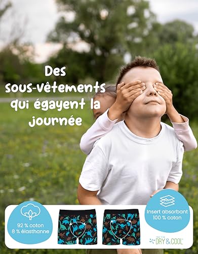 Boxer de protection DRY & COOL lavable et absorbant pour fuites légères - 4