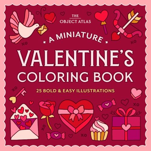 A Miniature Valentine’s Coloring Book: 25 Bold and Easy Illustrations for Effortless Coloring (Mini Bold & Easy Coloring Books) image 2