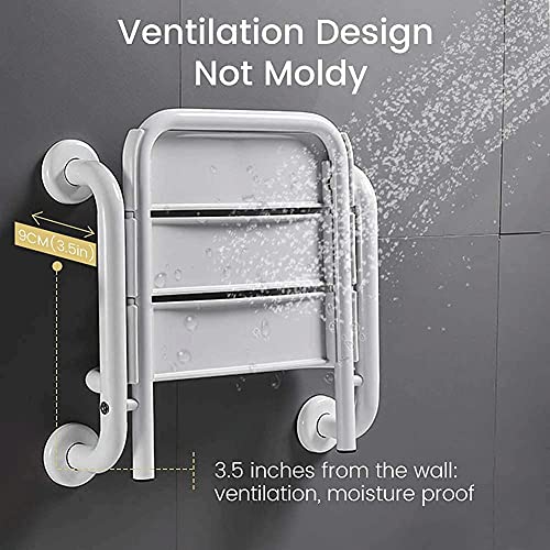 Siège de douche pliable pour personnes âgées évitant les risques de chute
