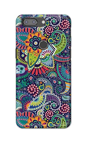 Image of Printed Hard Back Cover Case for OnePlus 5T Back Cover (Miraculous Patterns) -1803