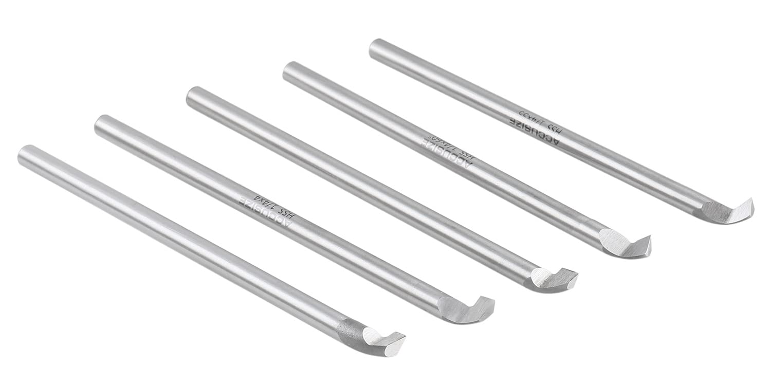 Accusize Industrial Tools 1/4'' 6 pcs Hss Internal Threading and Boring Tool Sets 2663-2001