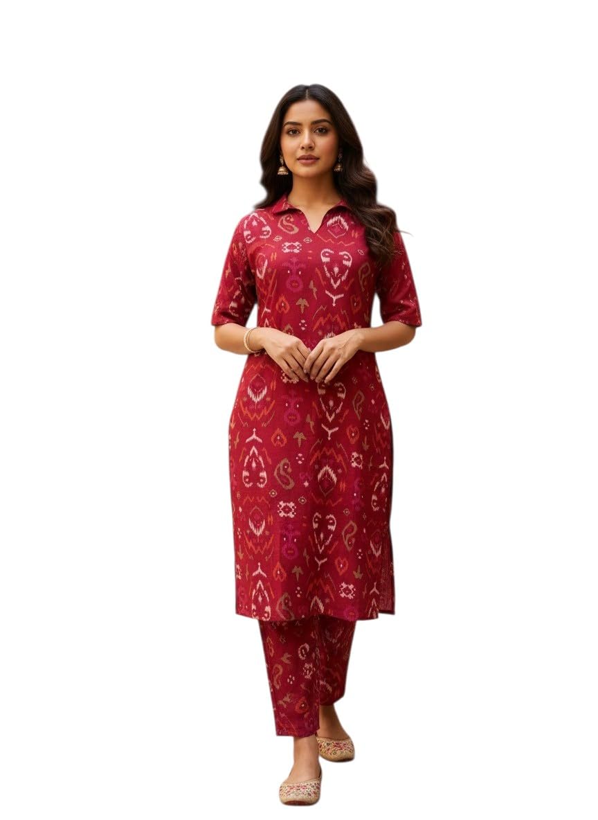 Women’s Printed Kurti Pant Set | Stylish Printed Kurta & Pant Set for Women | Casual, Office & Daily Wear-picture-35