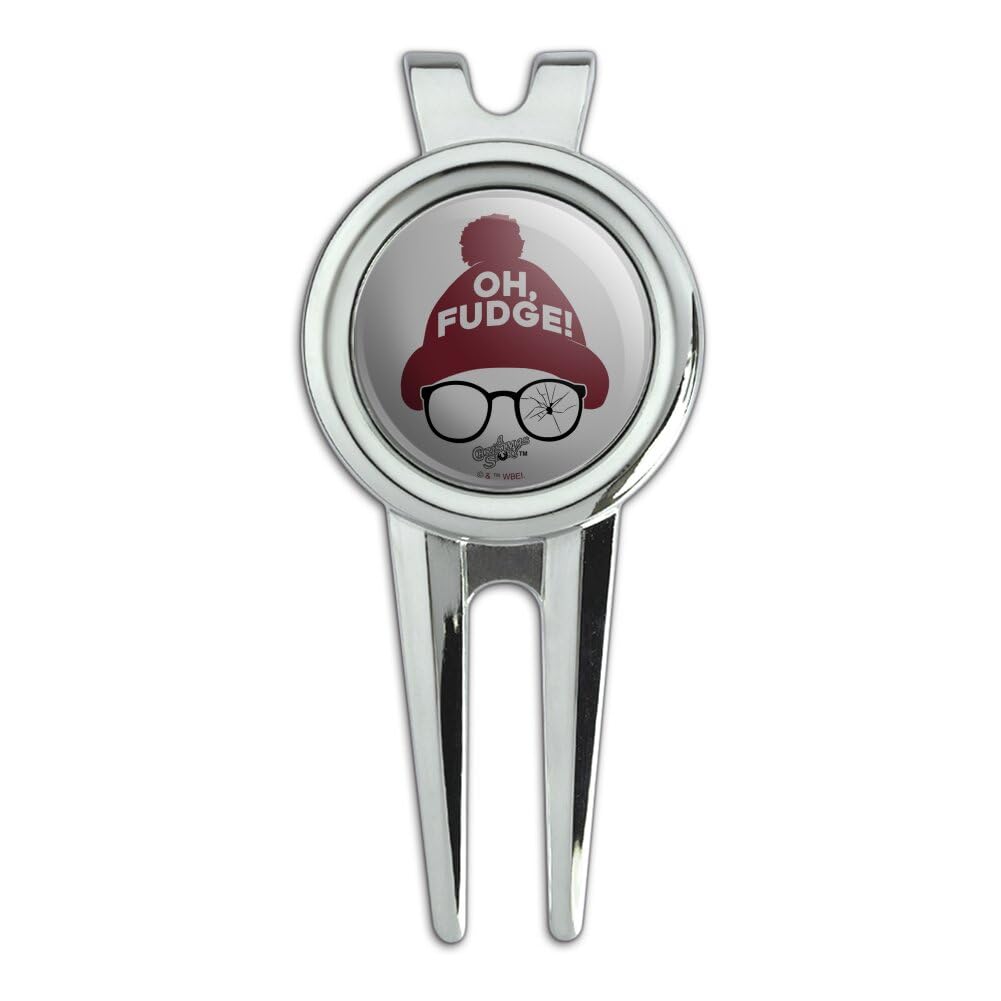 A Christmas Story Oh Fudge Golf Divot Repair Tool and Ball Marker