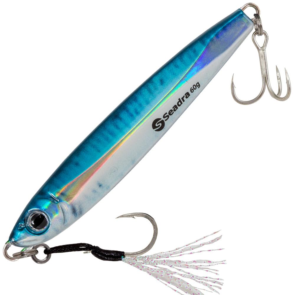 Seadra Aqua-Bullet Bait Fish Casting Jig (Blue Anchovy, 60gm - 93mm)