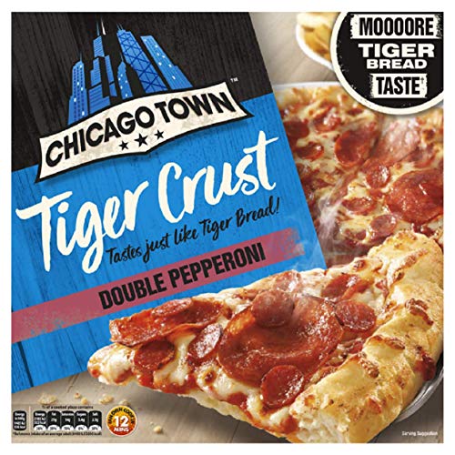 Chicago Town Tiger Crust Double Pepperoni Pizza 320g