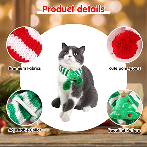 Bufanda navideña para mascotas tamaño mediano miniatura 2