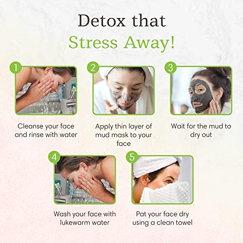 Levity & Co. Dead Sea Mud Mask/Sea Clay Facial Cleansing Bar Combo Pack - Detoxifying, Purifying Sea Clay Facial Mask And Cleansing Bar, All Natural, Handmade In Us #TOP5
