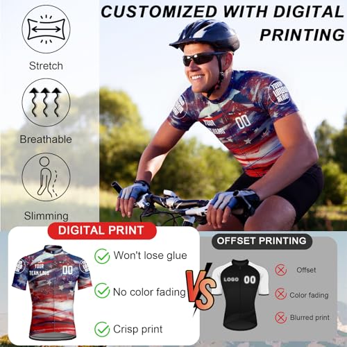 Custom Men's Cycling Jersey Style 1