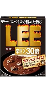 Amazon.co.jp: LEE Ezaki Glico Beef Curry, Spicy x 30x, 6.3 oz (180