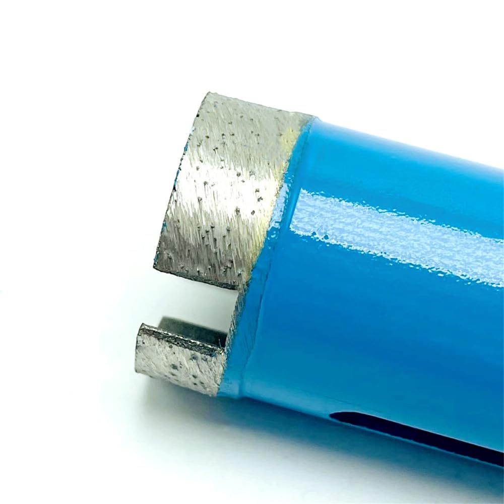 Smerigliatrice angolare M10 6-70mm Taglierina diamantata blu Sega Punta da trapano Apri foro per marmo Granito Mattoni Piastrelle Ceramica Cemento,28mm