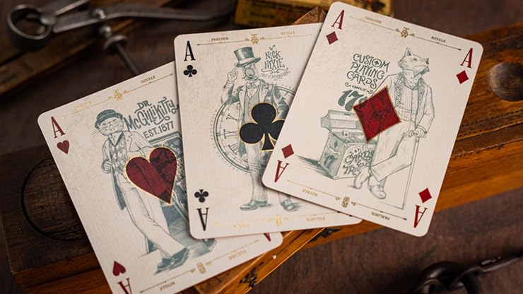 The Parlour Royale Ivory Edition Baraja de Poker miniatura 3