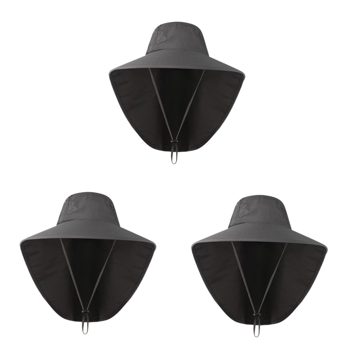 Healvian Sonnenhut Schutz Rand Breit Uv Wasserdichter Fischerhut Angelhut Im Freien Ohr Eimer Sonnenhüte Angeln Männer Kappe Surfhut Sommermützen Für Damen Outdoor-wandermütze Dark Grey