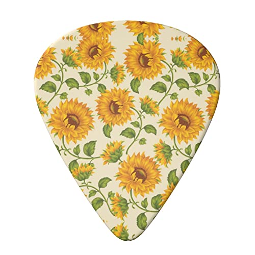 Fresh Sunflower Lot de 6 médiators pour guitare acoustique, guitare électrique, basse, ukulélé – fins, moyens et épais. - Les Beatles, Paul McCartney, John Lennon, RIngo Starr, George Harrison Fresh Sunflower Lot de 6 médiators pour guitare acoustique, guitare électrique, basse, ukulélé – fins, moyens et épais. – Image 4