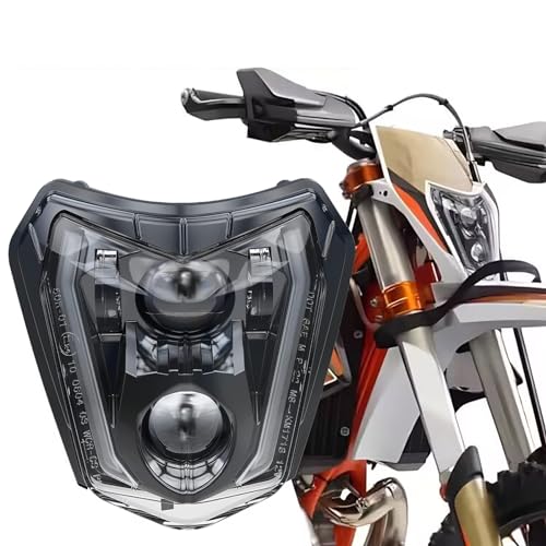 bamotoop Faro LED per moto omologato per KTM EXC XCW 250 350 450 500 2014-2023 SMC-R 690 enduro 2019-2023