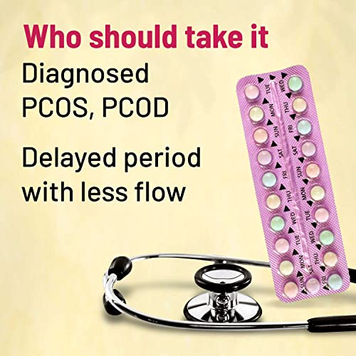 Gynoveda PCOS PCOD Ayurvedic Supplements For Women. Relief From For Delayed Irregular Periods & PCOS Symptoms. 44 Premium Herbs. 1 month, 2... - Image 3