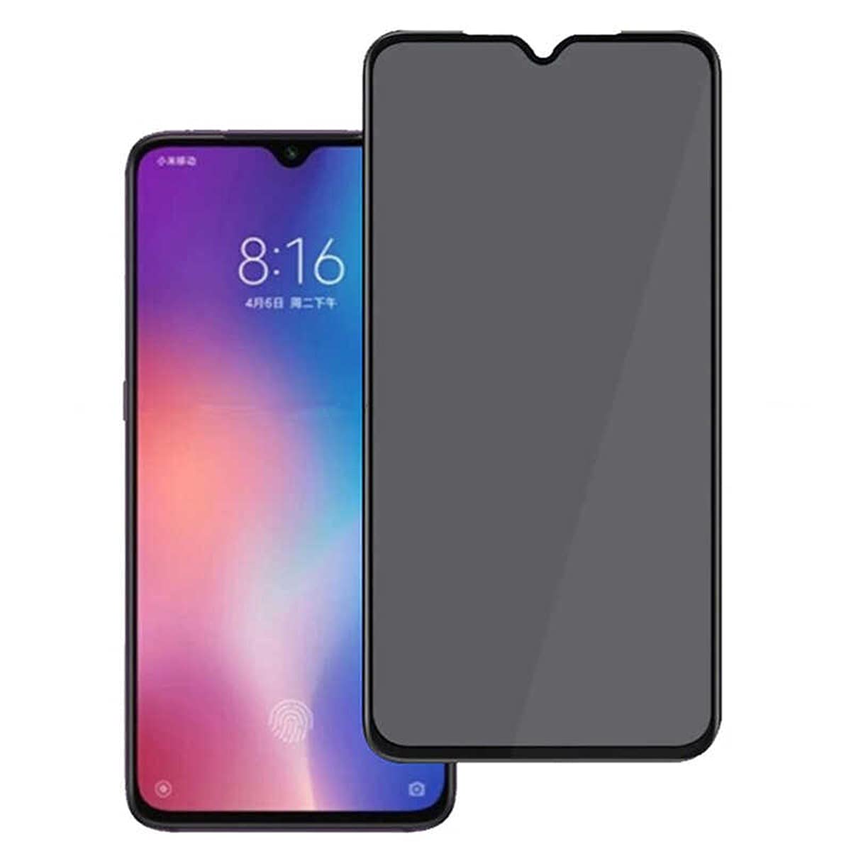 Zore 37851 Xiaomi Redmi Note 8 Pro New 5D Privacy Temperli Ekran Koruyucu